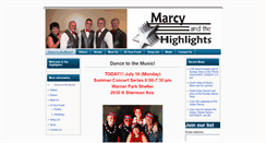 Desktop Screenshot of marcyandthehighlights.com